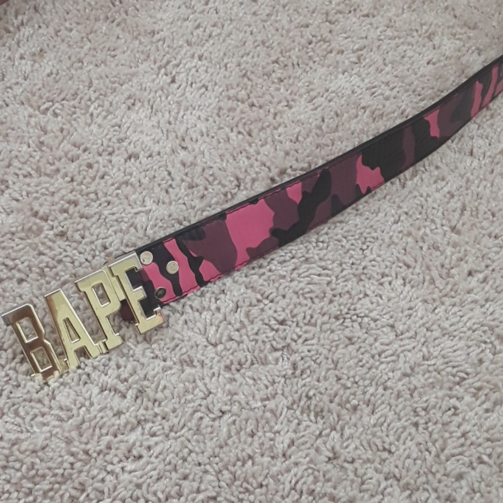 Bape exclusive belt unisex